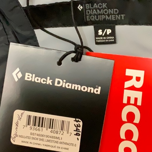 Black Diamond BOUNDARYLINE INSULATED JACKET - Limestone/Anthracite - Picture 11 of 16